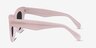 Calico Pink AcetateSunglass Frames from EyeBuyDirect, Side View