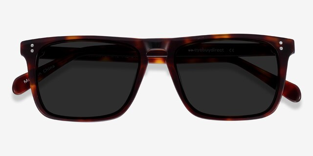 Cantina Écailles AcétateSoleil de Lunette de vue d'EyeBuyDirect, Vue Rapprochée