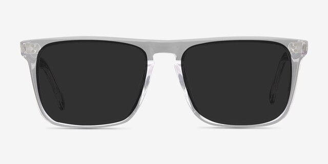 Cantina Clear AcetateSunglass Frames from EyeBuyDirect, Front View