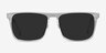 Cantina Clear AcetateSunglass Frames from EyeBuyDirect, Front View
