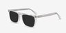 Cantina Clear AcetateSunglass Frames from EyeBuyDirect, Angle View