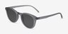 Hidden Gray PlasticSunglass Frames from EyeBuyDirect, Angle View