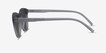 Hidden Gray PlasticSunglass Frames from EyeBuyDirect, Side View
