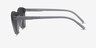 Hidden Gray PlasticSunglass Frames from EyeBuyDirect, Side View