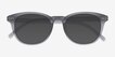 Hidden Gray PlasticSunglass Frames from EyeBuyDirect, Closed View