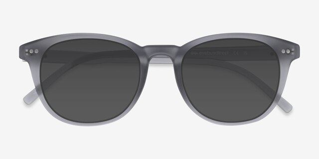 Hidden Gray PlasticSunglass Frames from EyeBuyDirect, Closed View