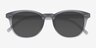 Hidden Gray PlasticSunglass Frames from EyeBuyDirect, Closed View