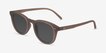 Hidden Brown PlasticSunglass Frames from EyeBuyDirect, Angle View