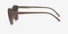 Hidden Brown PlasticSunglass Frames from EyeBuyDirect, Side View