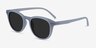 Hidden Blue Gray PlasticSunglass Frames from EyeBuyDirect, Angle View
