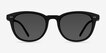 Hidden Black PlasticSunglass Frames from EyeBuyDirect, Front View