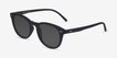 Hidden Black PlasticSunglass Frames from EyeBuyDirect, Angle View