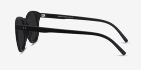 Hidden - Oval Black Frame Prescription Sunglasses | EyeBuyDirect