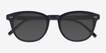 Hidden Black PlasticSunglass Frames from EyeBuyDirect, Closed View