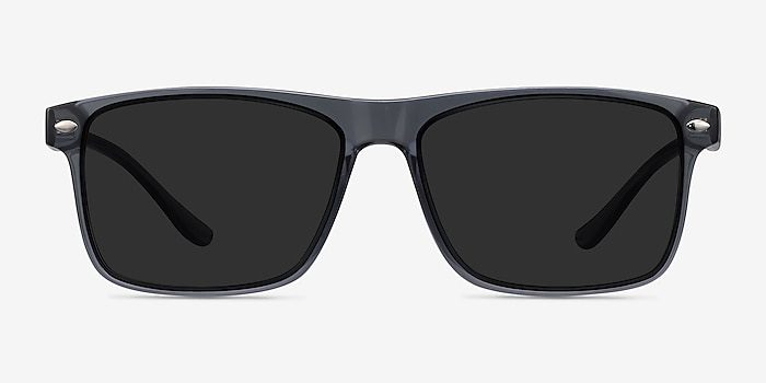 Cortez Gray Plastic Sunglass Frames from EyeBuyDirect