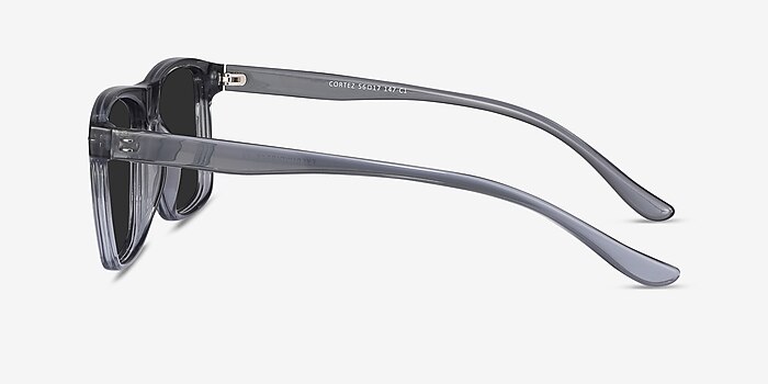Cortez Gray Plastic Sunglass Frames from EyeBuyDirect