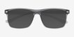Cortez Gray PlasticSunglass Frames from EyeBuyDirect, Closed View