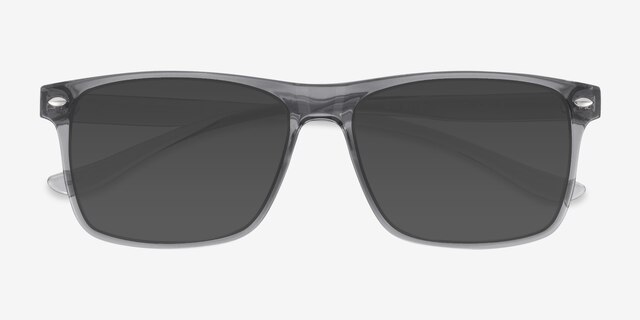 Cortez Gray PlasticSunglass Frames from EyeBuyDirect, Closed View
