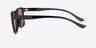 Cortez Black PlasticSunglass Frames from EyeBuyDirect, Side View