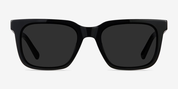 Riddle Black Acetate Sunglass Frames from EyeBuyDirect