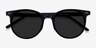 Hideout Noir AcétateSoleil de Lunette de vue d'EyeBuyDirect, Vue Rapprochée