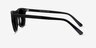 Wave Black AcetateSunglass Frames from EyeBuyDirect, Side View