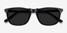Wave Black AcetateSunglass Frames from EyeBuyDirect, Closed View
