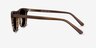 Wave Striped AcetateSunglass Frames from EyeBuyDirect, Side View