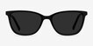 Halle Black AcetateSunglass Frames from EyeBuyDirect, Front View