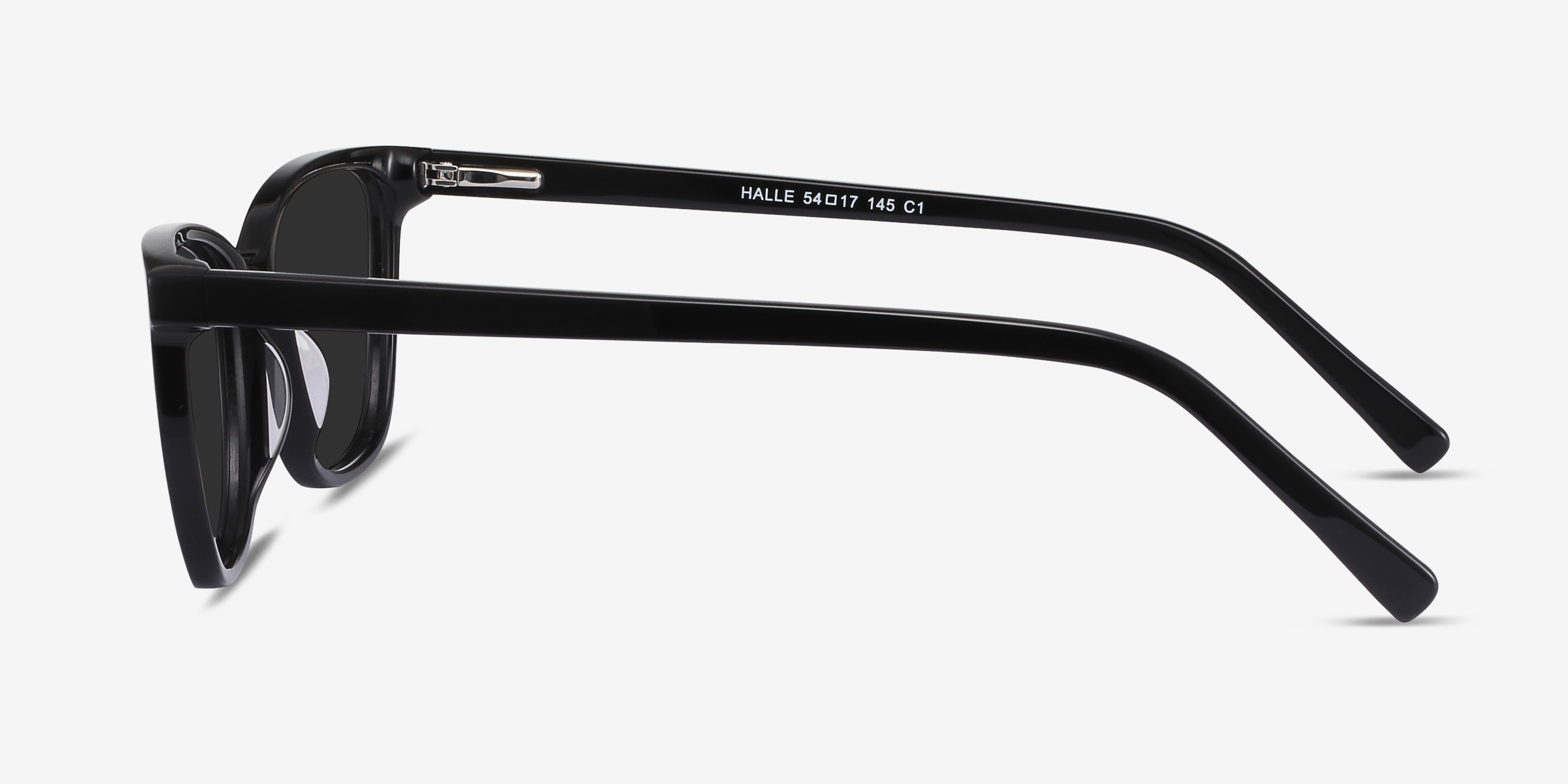 Halle - Cat Eye Black Frame Sunglasses For Women | Eyebuydirect