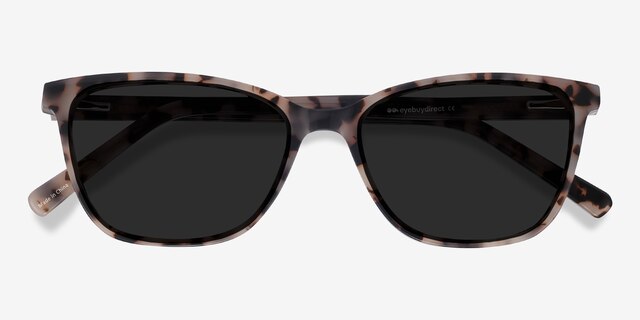 Halle Écailles AcétateSoleil de Lunette de vue d'EyeBuyDirect, Vue Rapprochée