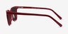 Halle Red AcetateSunglass Frames from EyeBuyDirect, Side View