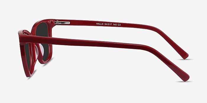 Halle Red Acetate Sunglass Frames from EyeBuyDirect