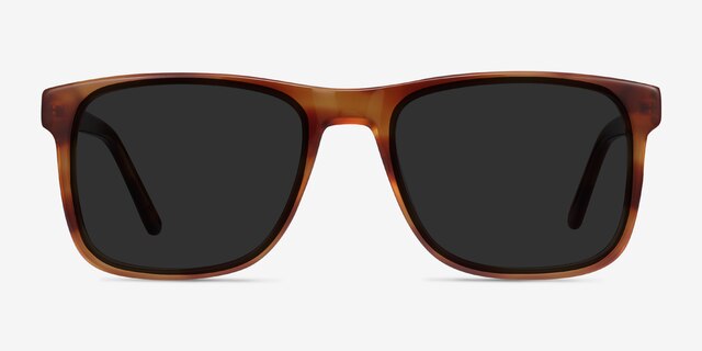 Kudos Brown AcetateSunglass Frames from EyeBuyDirect, Front View