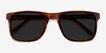 Kudos Brown AcetateSunglass Frames from EyeBuyDirect, Closed View