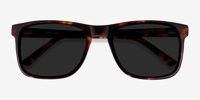 Kudos Tortoise AcetateSunglass Frames from EyeBuyDirect, Closed View