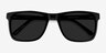 Kudos Black AcetateSunglass Frames from EyeBuyDirect, Closed View