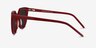 Sun Rhyme Burgundy AcetateSunglass Frames from EyeBuyDirect, Side View