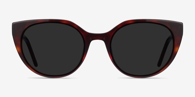 Sun Rhyme Tortoise AcetateSunglass Frames from EyeBuyDirect, Front View