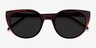 Sun Rhyme Tortoise AcetateSunglass Frames from EyeBuyDirect, Closed View
