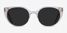 Sun Rhyme Champagne AcetateSunglass Frames from EyeBuyDirect, Front View