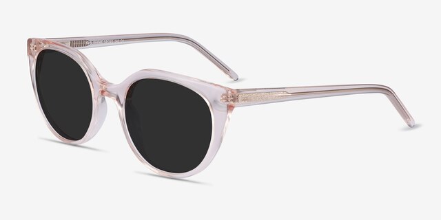 Sun Rhyme Champagne AcetateSunglass Frames from EyeBuyDirect, Angle View