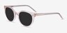 Sun Rhyme Champagne AcetateSunglass Frames from EyeBuyDirect, Angle View