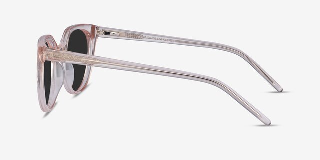 Sun Rhyme Champagne AcetateSunglass Frames from EyeBuyDirect, Side View