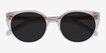 Sun Rhyme Champagne AcetateSunglass Frames from EyeBuyDirect, Closed View