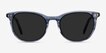 Rhythm Clear Blue AcetateSunglass Frames from EyeBuyDirect, Front View