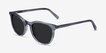 Rhythm Clear Blue AcetateSunglass Frames from EyeBuyDirect, Angle View