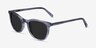 Rhythm Clear Blue AcetateSunglass Frames from EyeBuyDirect, Angle View