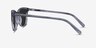 Rhythm Clear Blue AcetateSunglass Frames from EyeBuyDirect, Side View
