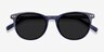 Rhythm Blue AcetateSunglass Frames from EyeBuyDirect, Closed View